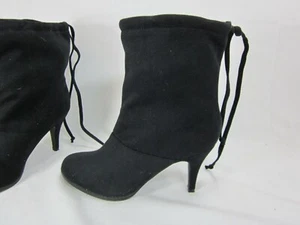 Diba Black Boots Heels Booties Size 10M - Picture 1 of 7