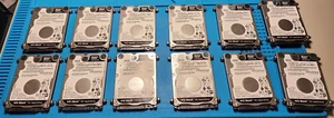 Set of 12 X Western Digital WD Black WD5000LPLX 500 GB 2.5 in SATA III HDD - Picture 1 of 6