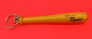 Vintage Detroit Tigers 4” Mini Wood Baseball Bat Keychain 1990s - Picture 1 of 2
