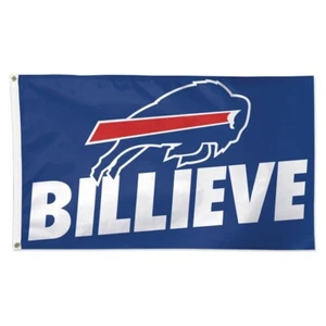 Buffalo Bills 3x5 ft Team Slogan Flag Super Bowl NFL - Ideal Gift Banner - Picture 1 of 1