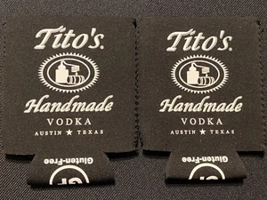 Titos Vodka Dose Flasche Koozie Coozie I’d Rather Be Drinking Tito’s 2er Set NEU - Bild 1 von 6