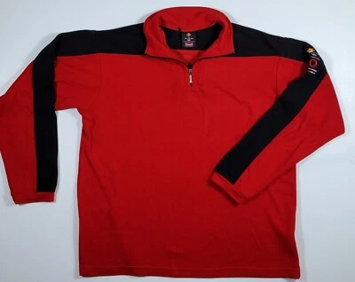 Suéter De Colección Salt Lake 2002 Juegos Olímpicos de Invierno Adulto XL Rojo Cuello Simulado Hecho en EE. UU. Foto 1 de 4