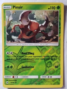 INVERSO HOLO Pinsir 6/149 LP - Tarjeta de Pokémon Sun Moon - $2 Envío Combinado - Imagen 1 de 2