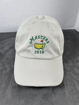 Beige The MASTERS 2010 Strapback Golf Club Member Green Jacket Hat Cap Georgia - Изображение 1 из 4