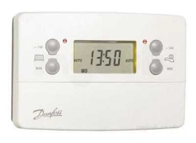 Danfoss FP715Si Twin Channel Programmable Room Thermostat 087N789800 BOXED - Image 1 of 3