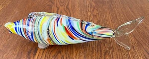 Glasfigur - Fisch - MCM - Mid Century - VINTAGE - - Bild 1 von 2