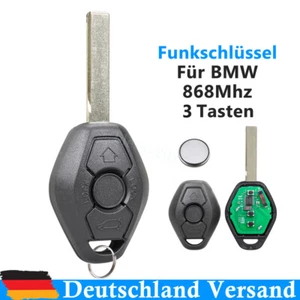FUNK SCHLÜSSEL 66126933078 FÜR BMW 5 E60 E61 6 E63 SERIE 868MHZ - Bild 1 von 7