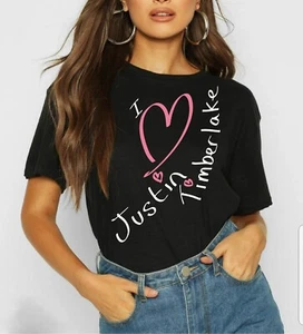 Justin Timberlake T-Shirt I Love Justin Timberlake Fashion Concert 2025 UK - Picture 1 of 1