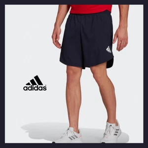 Neu mit Etikett - Adidas Aeroready 7" für Bewegung entworfene Herrenshorts, marineblau M-XL $ 35 - Bild 1 von 11