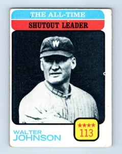 1973 Topps #476 Walter Johnson PSA Soft Corners OC - Picture 1 of 2