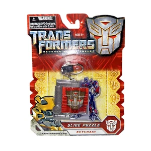2009 TRANSFORMERS Revenge Of The Fallen SLIDE PUZZLE KEYCHAIN #1274 Stocking NEW - Picture 1 of 3