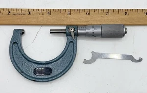Mitutoyo 1–2” Outside Micrometer No. 103-135 With Spanner Wrench .0001” - Picture 1 of 9