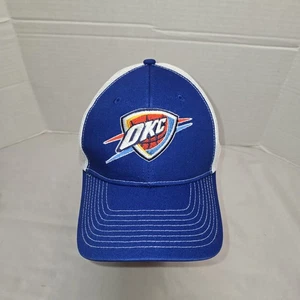 Oklahoma City Thunder Mesh Trucker Hat Adjustable Snapback Cap Euc - Picture 1 of 6