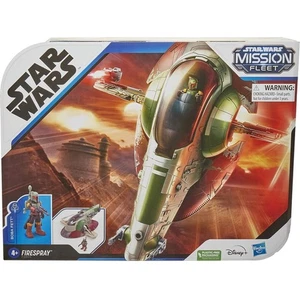 Star Wars Mission Fleet - Boba Fete’s Starship - Firespray - Hasbro Toys 2022 - Imagen 1 de 9