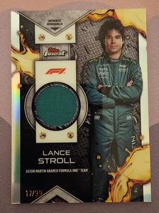 2024 Topps Finest Formula 1 F1 Relics #F1R-STR Lance Stroll 17/99 - Picture 1 of 2