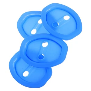  Cubierta protectora de pestillo de cerradura de puerta de coche 4 piezas amortiguador de silicona cerradura de puerta de coche - Imagen 1 de 12