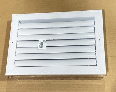 Hart & Cooley 021253 - 12" x 8" A611MS White Aluminum Register 1-Way New