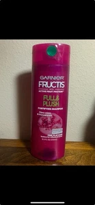 Garnier Fructis Full & Plush Fortifying Shampoo for Fine Flat Hair, 12.5oz - Picture 1 of 3