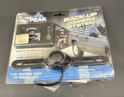 Peak Performance Wireless Back-Up Camera #PKC0RA w 2.4" Color Monitor  Open Box - Image 1 of 4