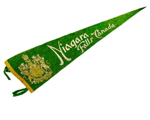 Vintage Niagarafälle Filz Wimpel 23" 1950er kanadisches Seitenwappen - Bild 1 von 10