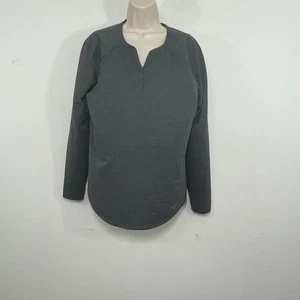 ARC'TERYX Henley Long Sleeve Pullover Top Women’s Gray Sz Large - Picture 1 of 9