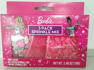 Barbie 3 Pack Sprinkle Mix Cupcake Cake 2.46 Oz Box - Picture 1 of 3