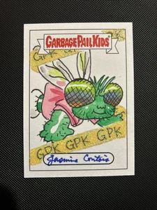 GPK Topps Skecth 1/1 Sketch Card Jasmine Contois Sketch Card - Picture 1 of 2