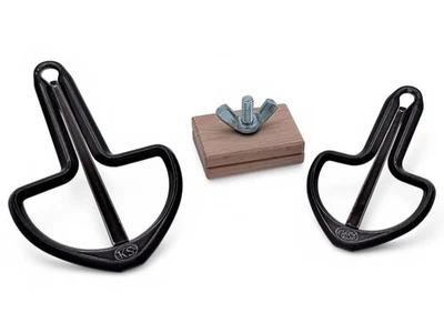 Maultrommel Original Schwarz Duo Set Antik mit Holzklammer und Anleitung - Bild 1 von 4