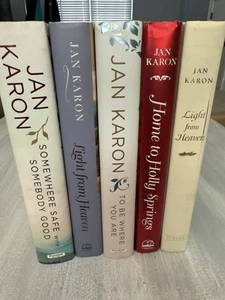 Jan Karon Hardcover Novels Books Mysteries and Miracles Lot Of 5 - Imagen 1 de 5