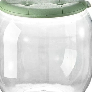 Toy Storage Stool Multipurpose Innovative Round Shape Transparent Storage S ND - Picture 1 of 12