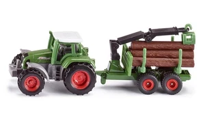 Siku 1645 - Fendt Favorit 926 Vario Tractor with Forestry Logging Trailer - Picture 1 of 6