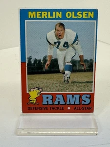 1971 Topps #125 Merlin Olsen VG-VGEX?? - Picture 1 of 2