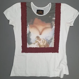 Vivienne Westwood Anglomania Boucher Cleavage T Shirt Size Medium Sara Bust - Picture 1 of 6
