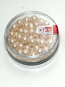 Glaswachsperlen - creme - d = 6mm - 34 Stück - Bild 1 von 1