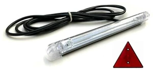 LED Rückfahrscheinwerfer Nebelschlußleuchte LKW PKW Anhänger 237x20x22 Dreieck - Bild 1 von 12
