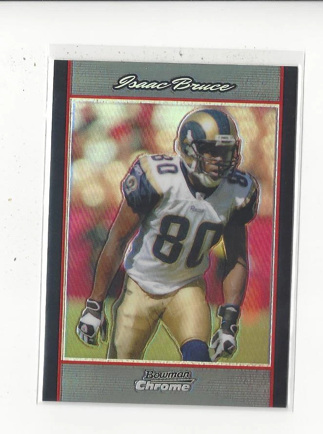 2007 Bowman Chrome Refractor #BC159 Isaac Bruce Rams - Image 1 of 1