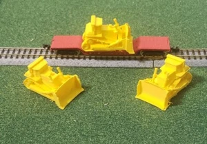 1/160 N scale CAT Type Bulldozer 3 Pack 3d Printed FREE Shipping - Picture 1 of 5