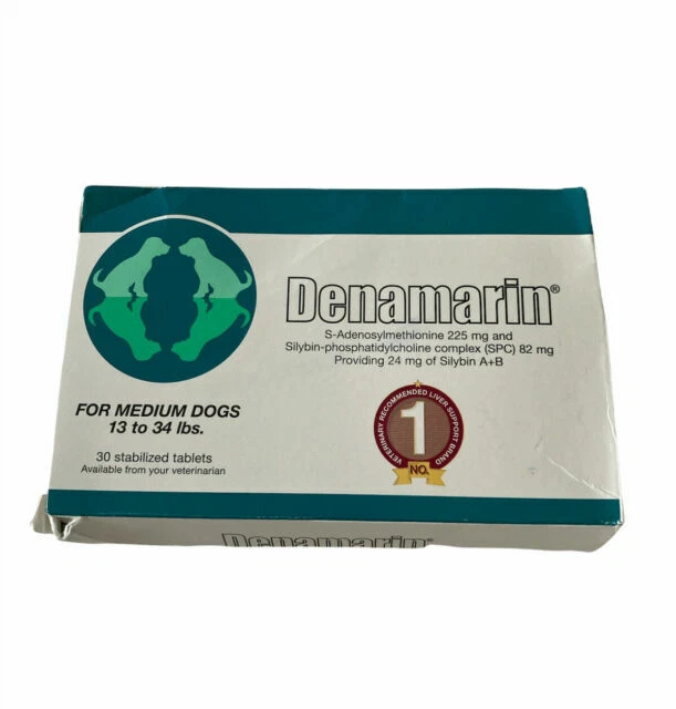 Nutramax Denamarin Tablets for Medium Cats & Dogs - Pack of 30