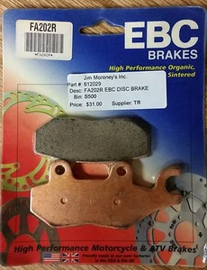 *EBC Brake Pads - FA202R* - Foto 1 di 3