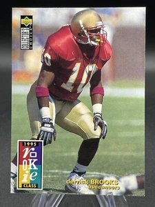 1995 Upper Deck Collector's Choice Derrick Brooks #21 Rookie RC HOF - Picture 1 of 2