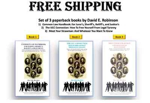 David E. Robinson 3 Books Set: Common Law ..., The UCC ... & Meet Your Strawman - Picture 1 of 7