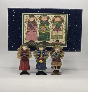 Vintage Angels & Nativities Collectible Lang & Wise Three Sweet Angels Set Of 3 - Picture 1 of 22