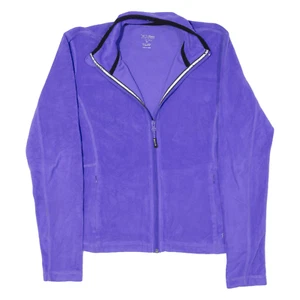 CALVIN KLEIN Performance Quick Dry Fleece Jacket Purple Womens M - Picture 1 of 6