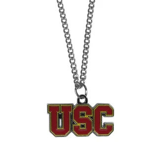 Collar de cadena USC Trojans 22" logotipo de metal joyería con licencia de la NCAA SM - Imagen 1 de 2
