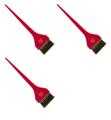 Paquete de 3 brochas de tinte grandes Pro Tip rojas Foto 1 de 2
