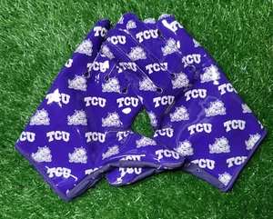 Nike TCU Horned Frogs Team Issued Vapor Jet 7 Purple Football Gloves M Large XL - Picture 1 of 6