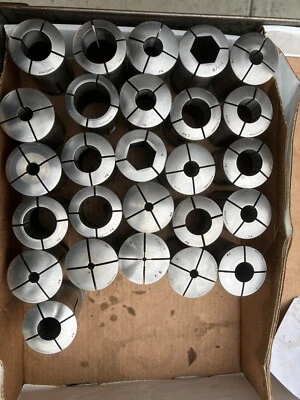 HARDINGE / LYNDEX 3J COLLET ASSORTED SIZES DROP LIST - Image 1 of 4