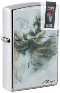Zippo 49766 Luis Royo Design Street Chrome Windproof Lighter + FLINT PACK - Picture 1 of 1