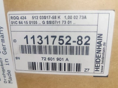 HEIDENHAIN ROQ 424 512 03S17-58 K ROQ42451203S1758K ID # 1131752-82 - Image 1 of 4