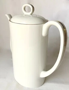 ELEGANTE WEDGWOOD FORMAL GOLD KAFFEEKANNE, TOP ZUSTAND - Bild 1 von 12